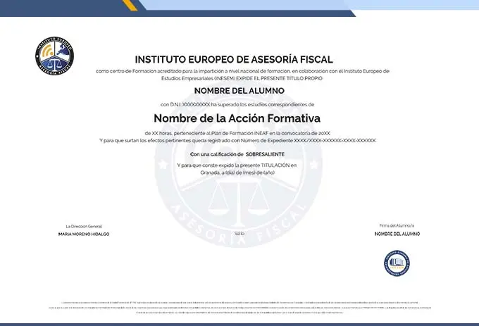 INSTITUTO EUROPEO DE ASESORÍA FISCAL S.L