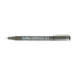 Artline 231 Technical Drawing System Pen 0.1mm Black - Sold Each (12 per Box)