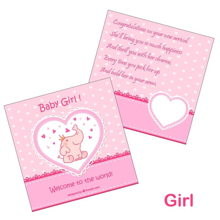 Detail Kartu Ucapan Baby Girl Nomer 28