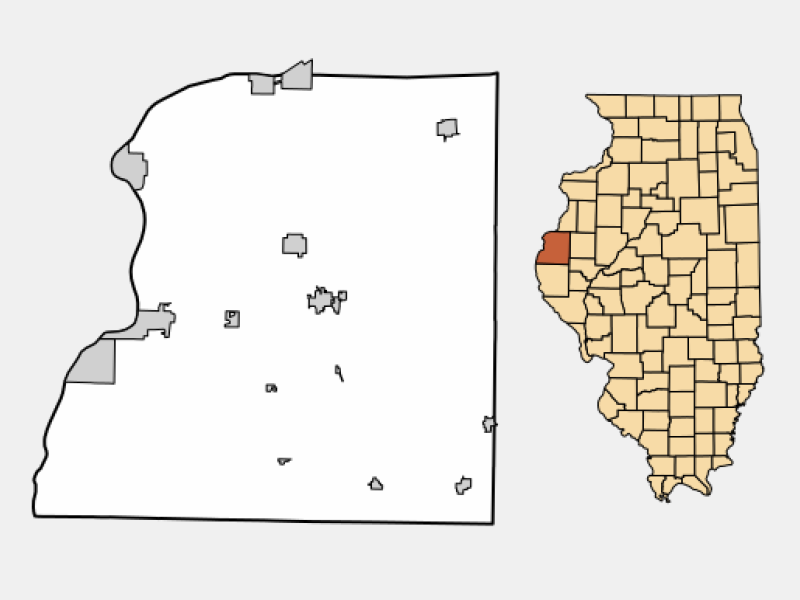 Nauvoo locator map