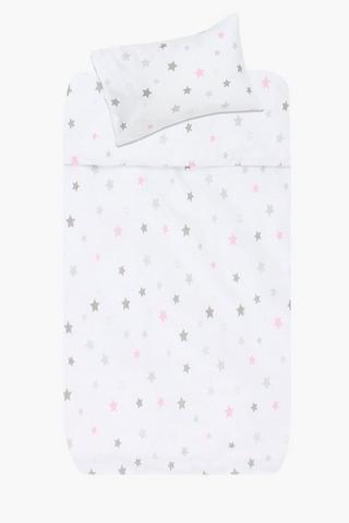 Polycotton Simple Star Duvet Cover Set