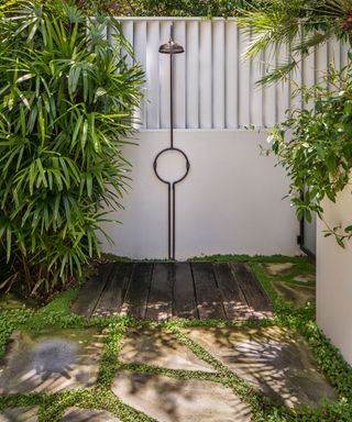 outdoor shower