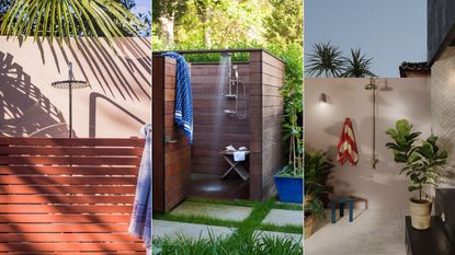 Outdoor shower ideas