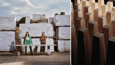 Agnes Studio at Guatemarmol, the largest stone quarry in Guatemala, with their 'Altar' dining table