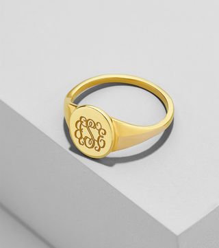 BaubleBar + Oval Signet Ring