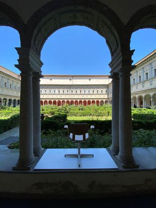 Milan cloisters of San Simpliciano