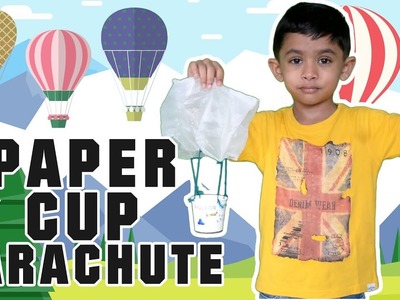 Paper cup parachute | DIY crafts for kids | Paper cup craft ideas for kids