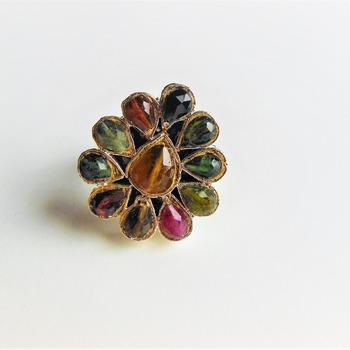 Tourmaline Ring/ Birthday gift for her/ Wedding gift