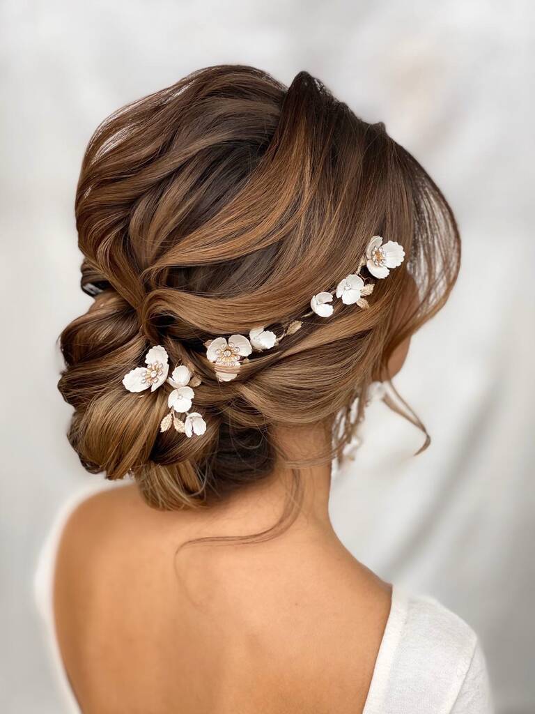 Poppy Bridal Hair Vines By PS With Love