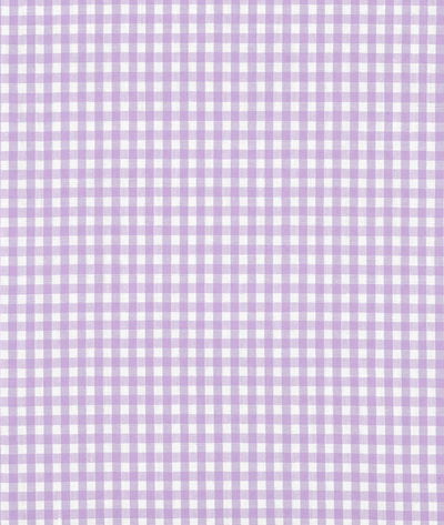 1/8 inch Lilac Gingham Fabric