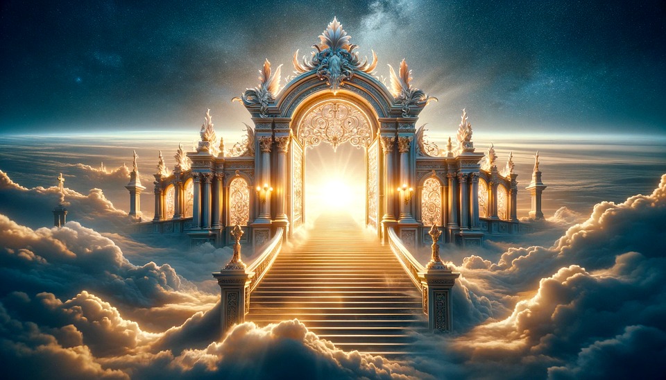 Download Ai Generated, Heaven'S Gateway, Divine Entry. Royalty-Free ...