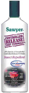 Sawyer controlled release deet formula bottle