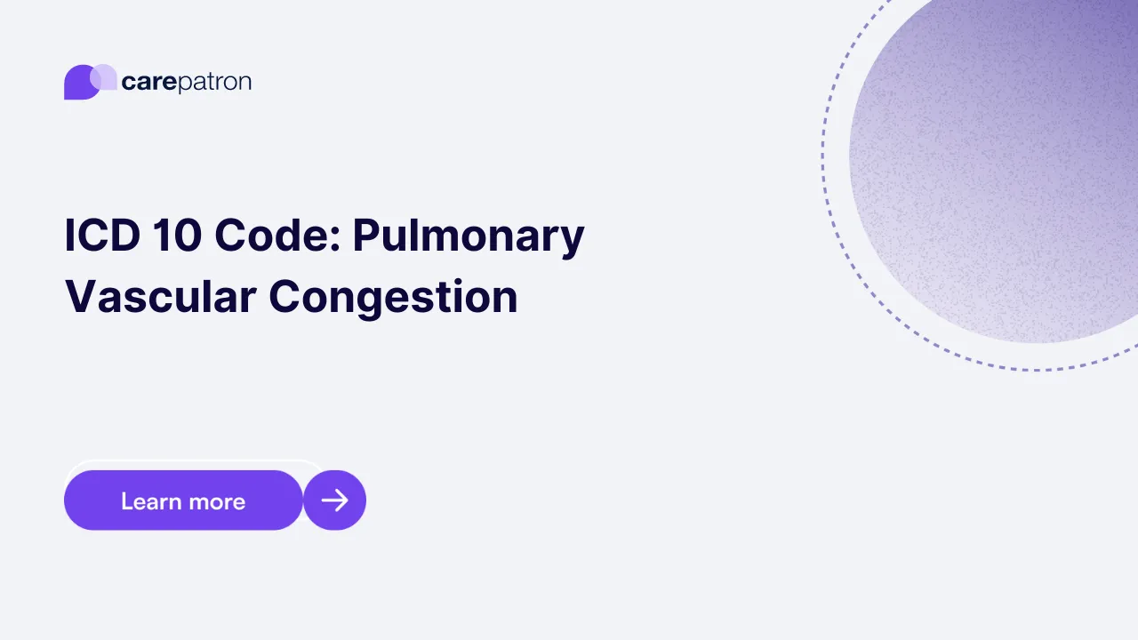 Pulmonary Vascular Congestion ICD-10-CM Codes | 2023