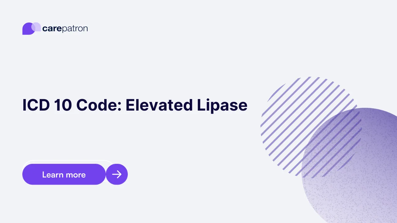 Elevated Lipase ICD-10-CM Codes