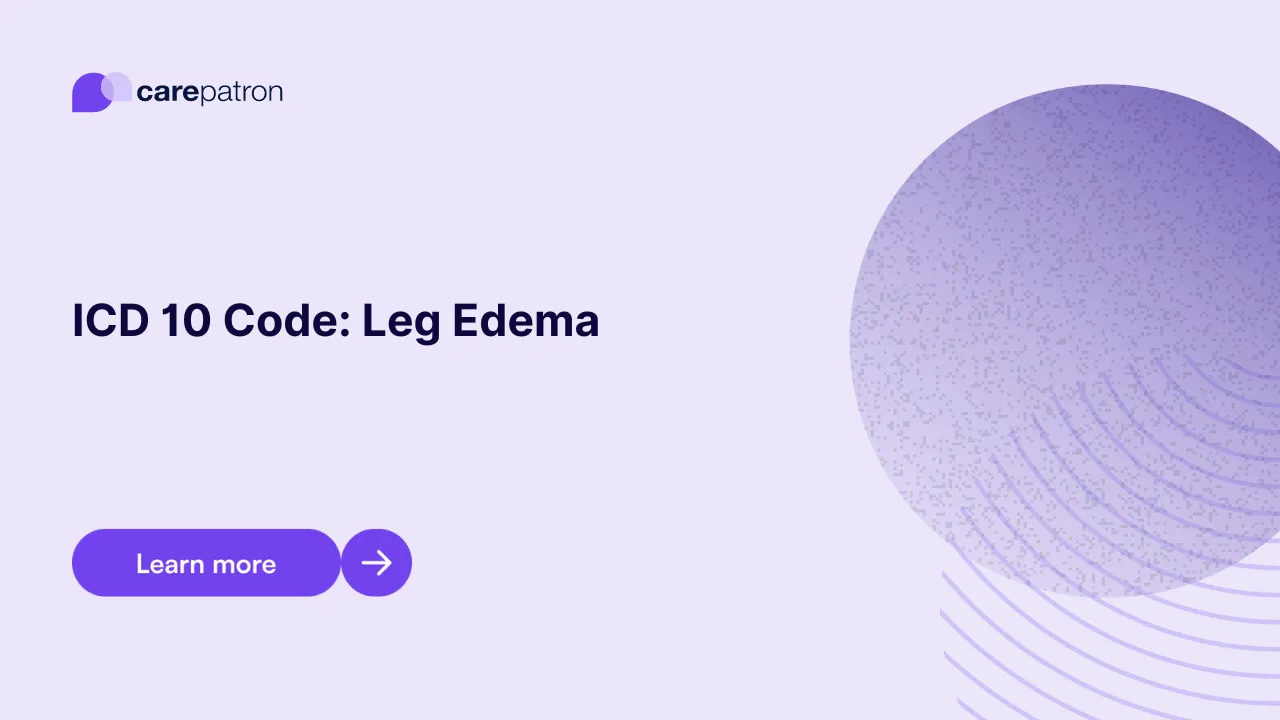 Leg Edema ICD-10-CM Codes