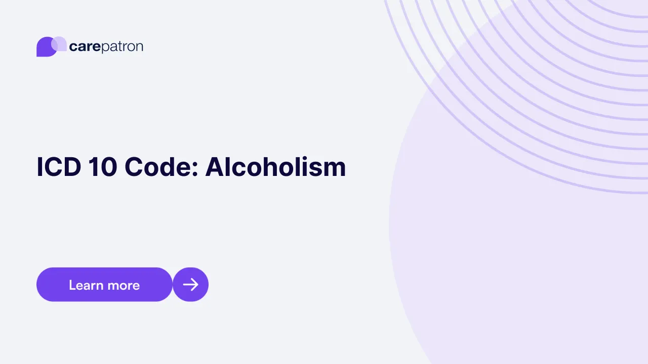 Alcoholism ICD-10-CM Codes