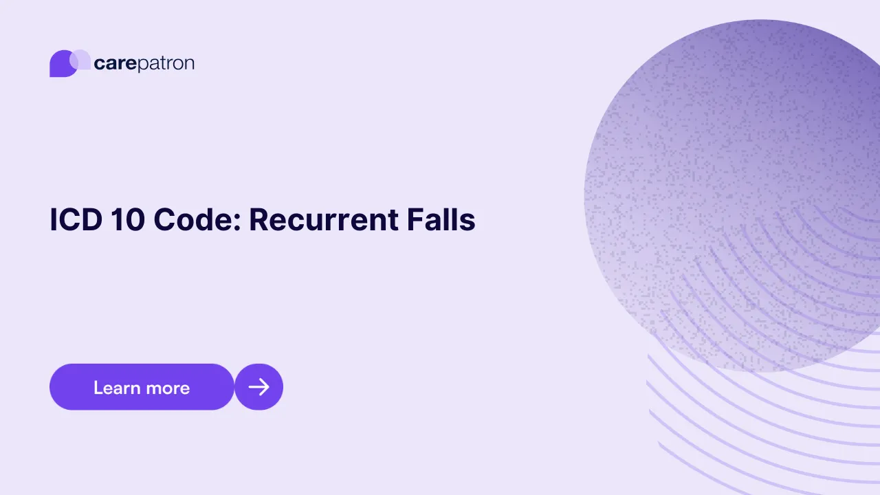 Recurrent Falls ICD-10-CM Codes