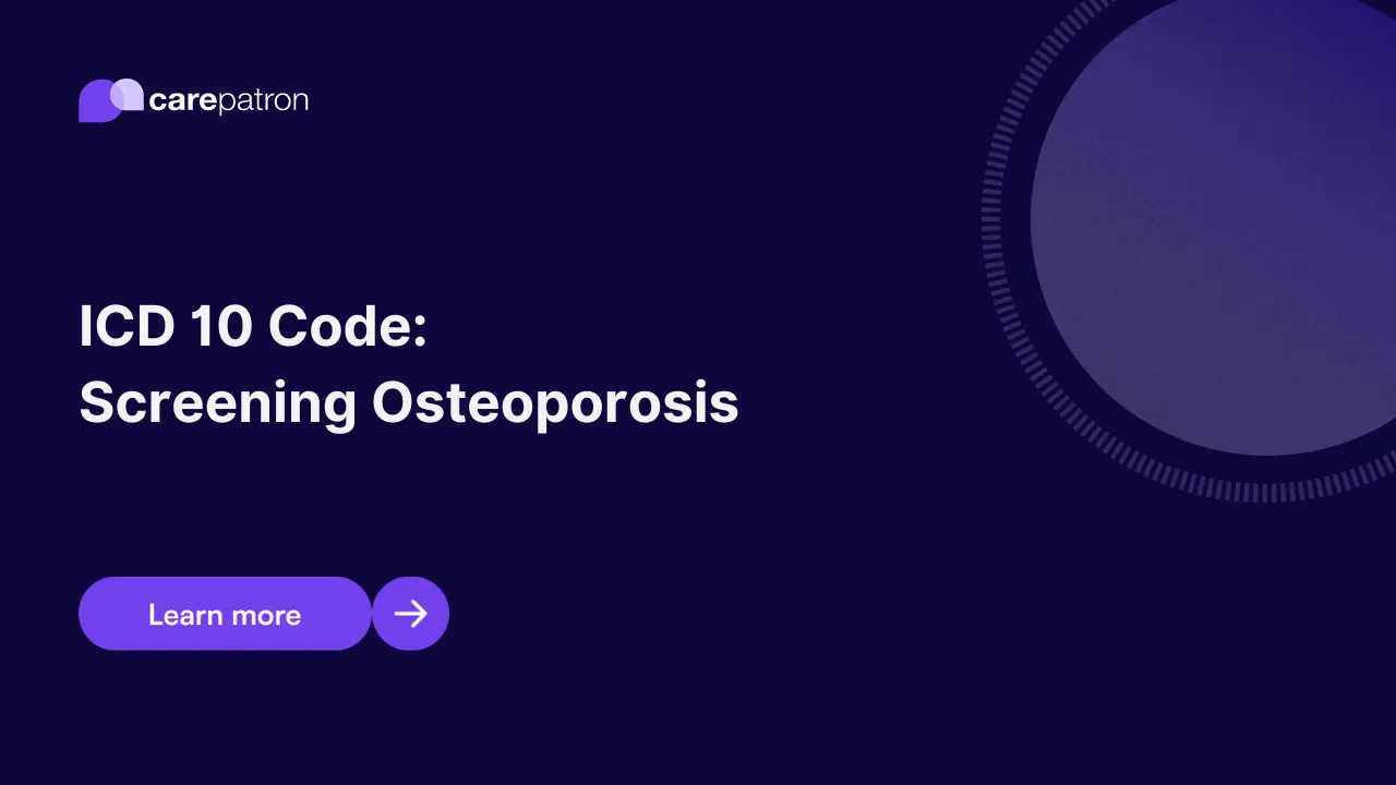 Screening Osteoporosis ICD-10-CM Codes