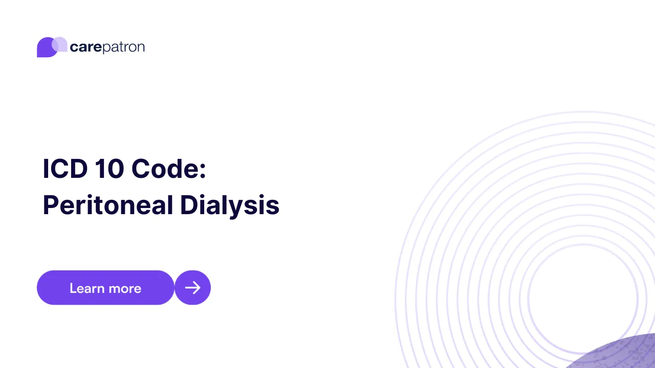 Peritoneal Dialysis ICD-10-CM Codes