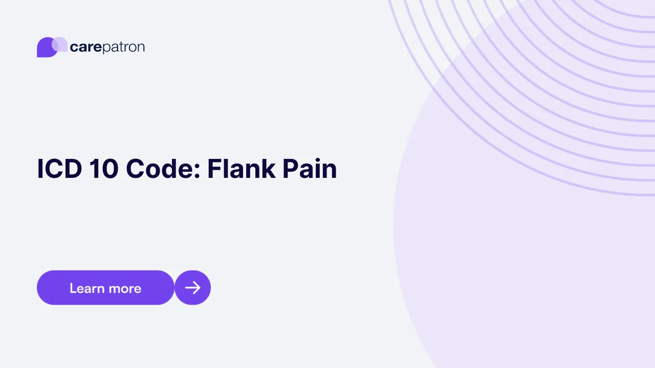 Flank Pain ICD-10-CM Codes