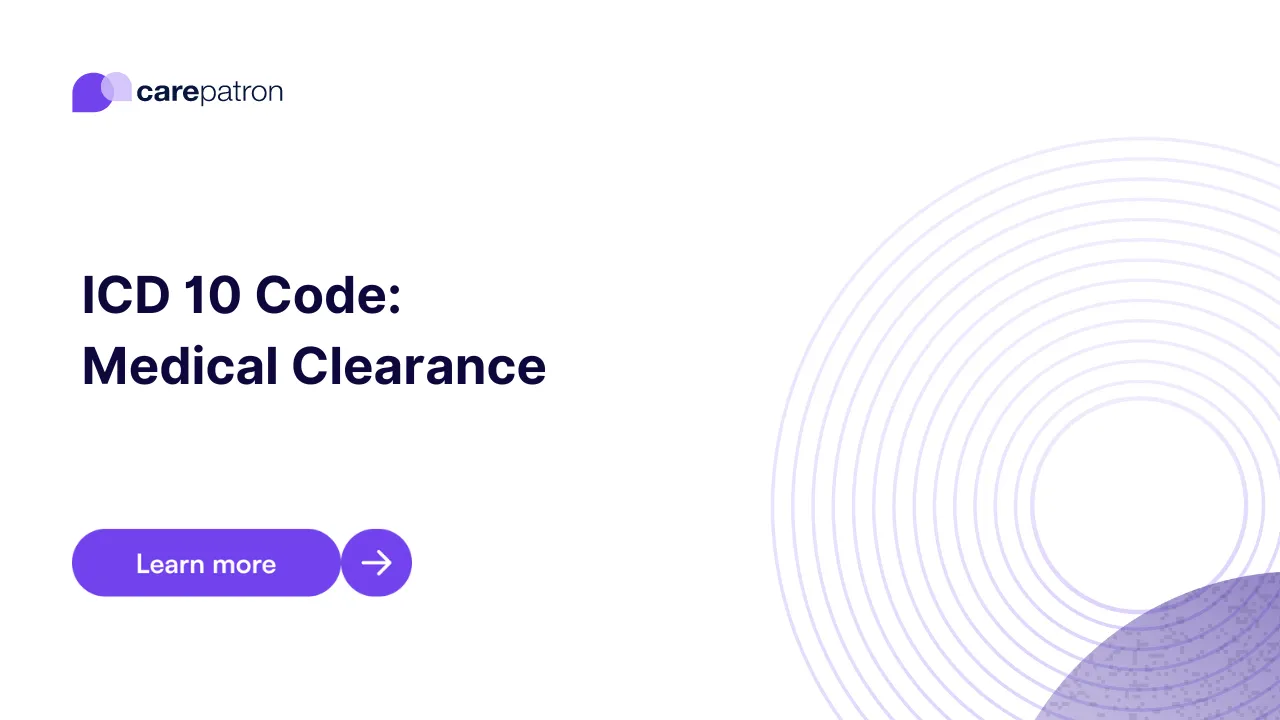 Medical Clearance ICD-10-CM Codes