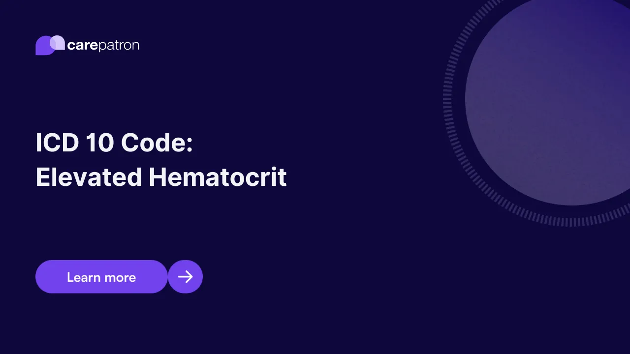 Elevated Hematocrit ICD-10-CM Codes