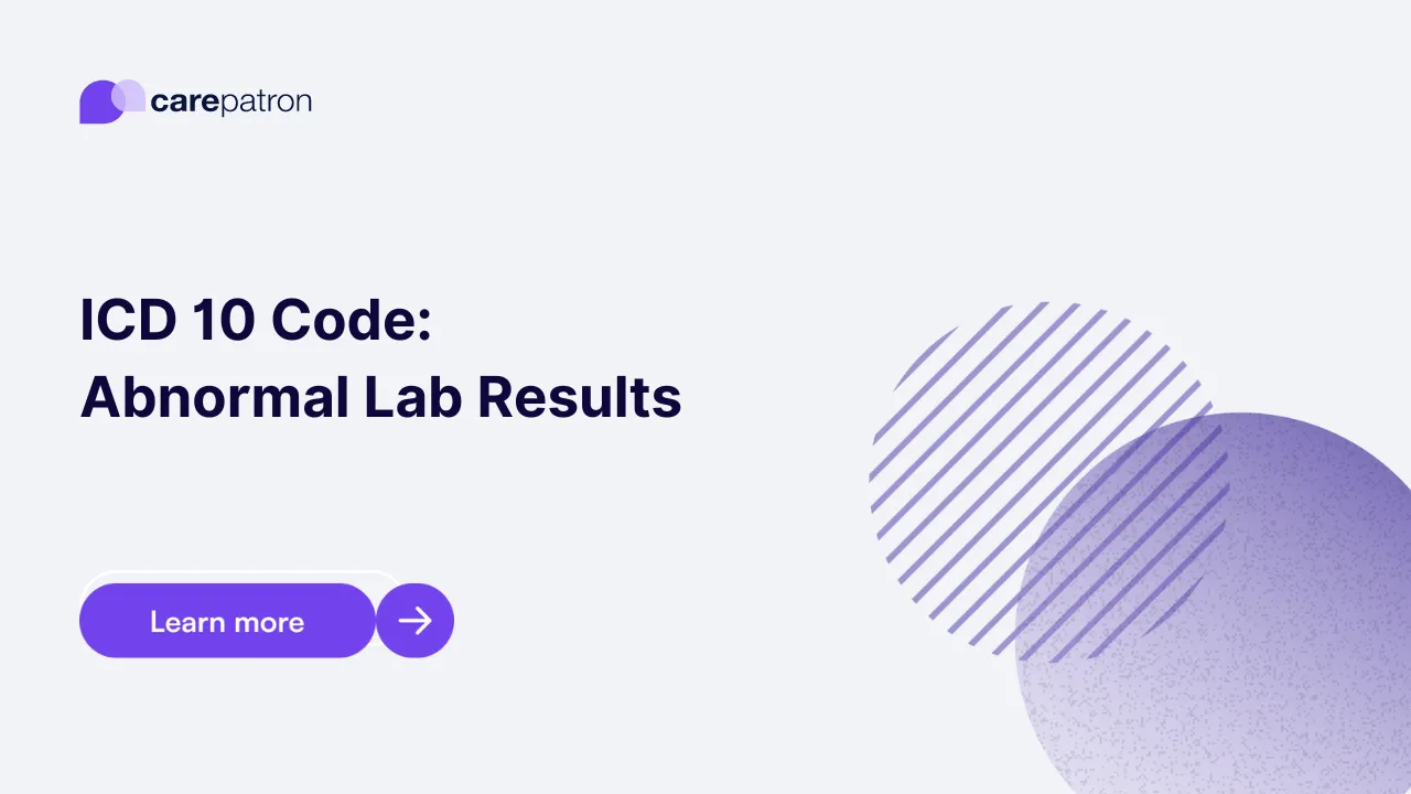 Abnormal Lab Results ICD-10-CM Codes 