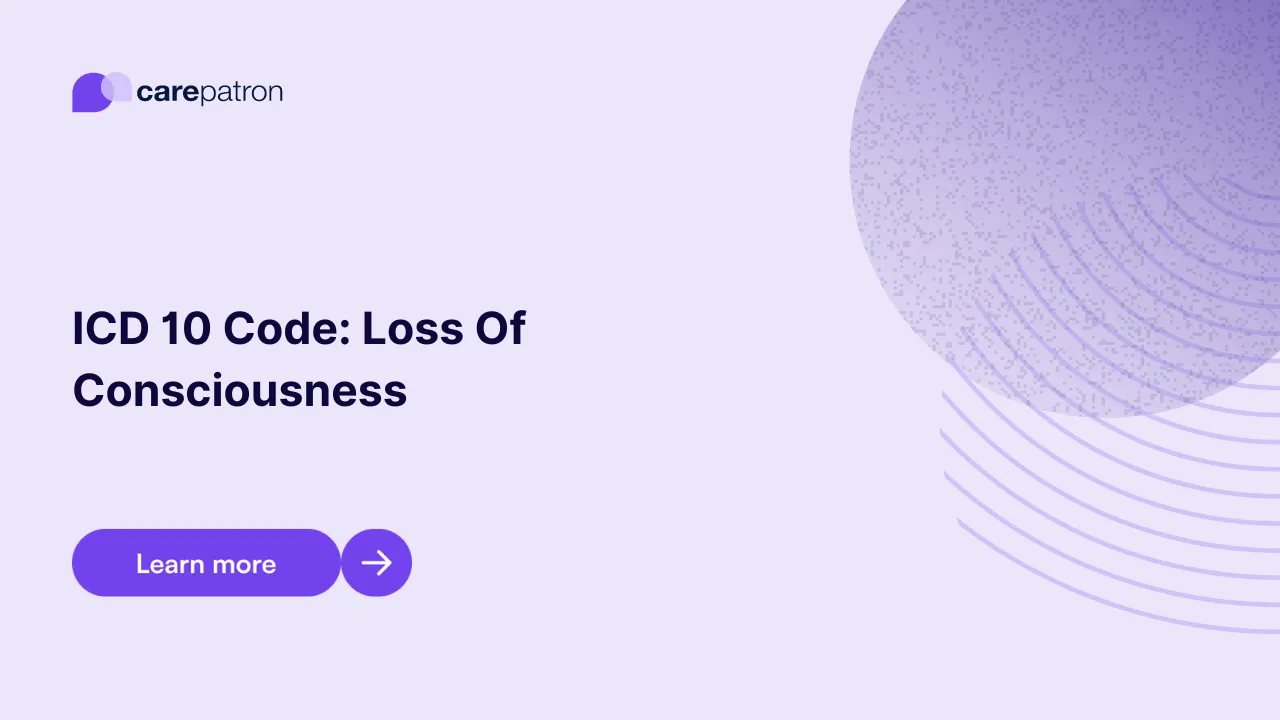 Loss Of Consciousness ICD-10-CM Codes