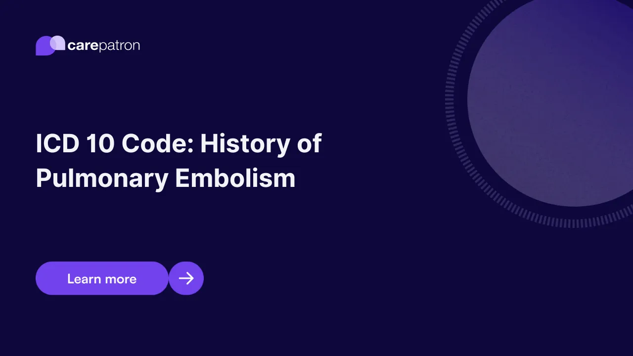 History of Pulmonary Embolism ICD-10-CM Codes