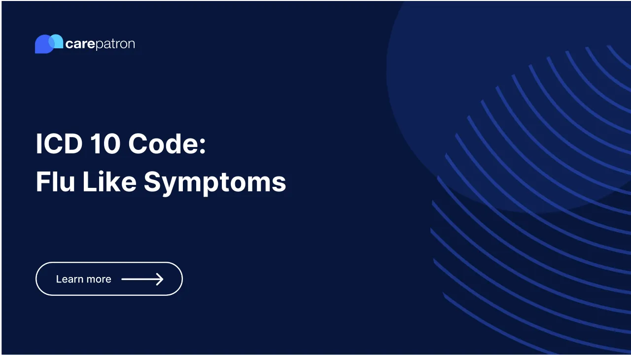 Flu Like Symptoms ICD-10-CM Codes