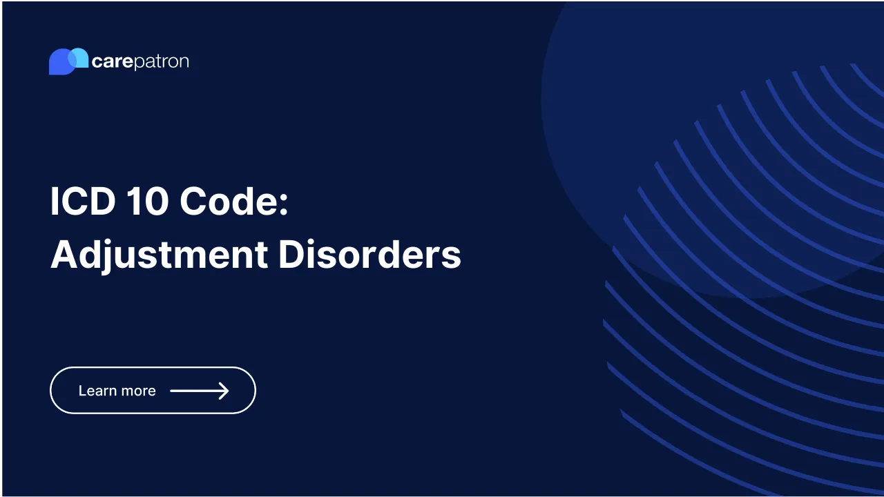 Adjustment Disorders ICD-10-CM Codes