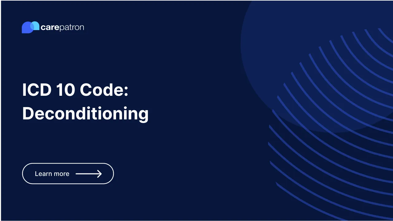 Deconditioning ICD-10-CM Codes