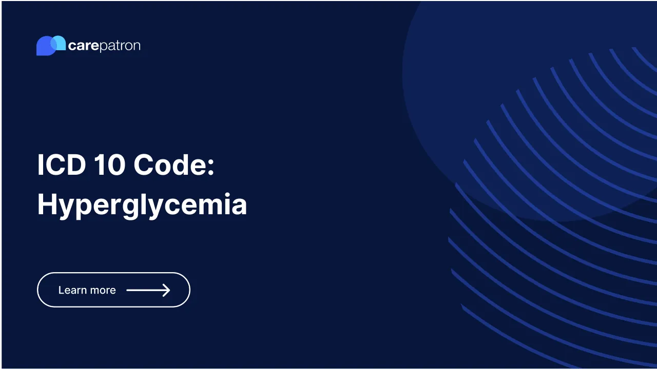 Hyperglycemia ICD-10-CM Codes