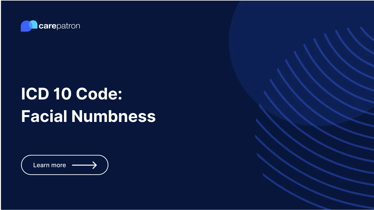 Facial Numbness ICD-10-CM Codes