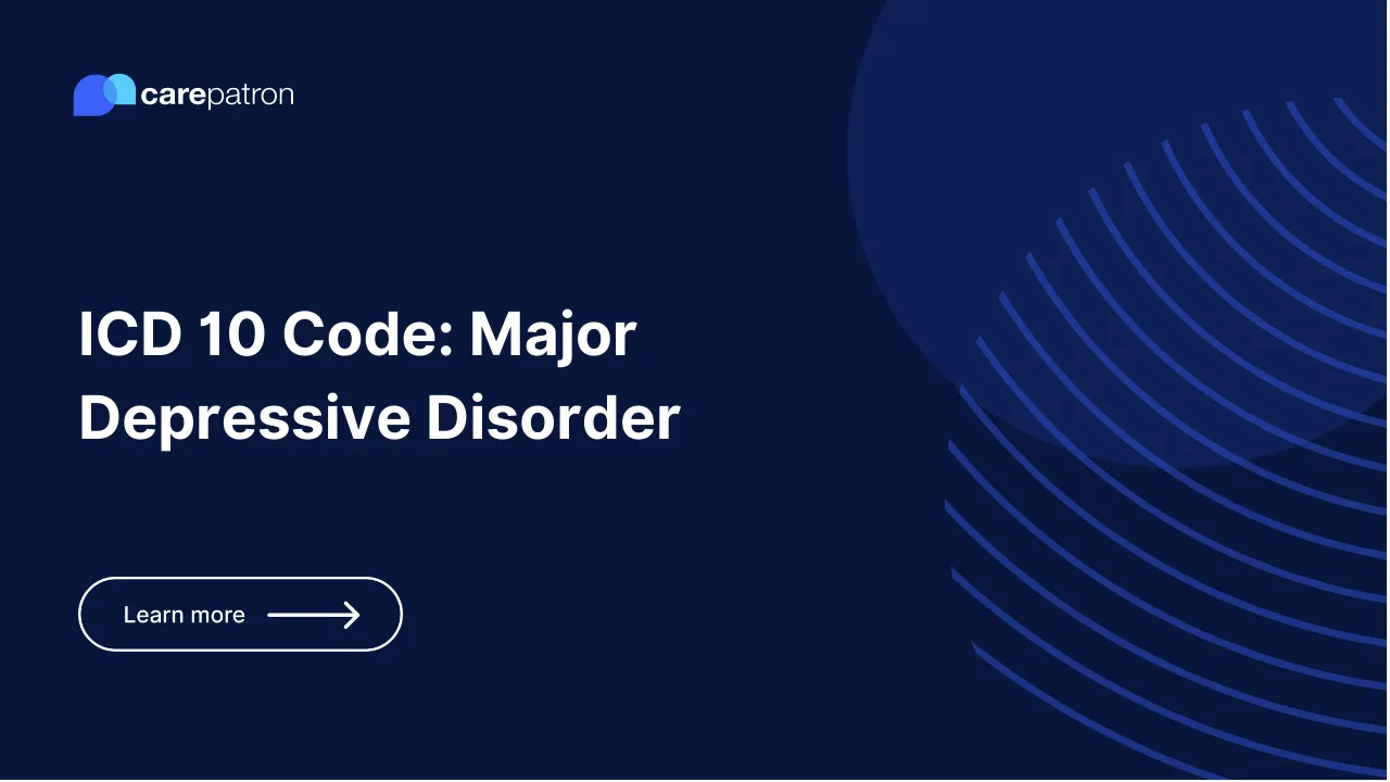 Major Depressive Disorder ICD-10-CM Codes | 2023