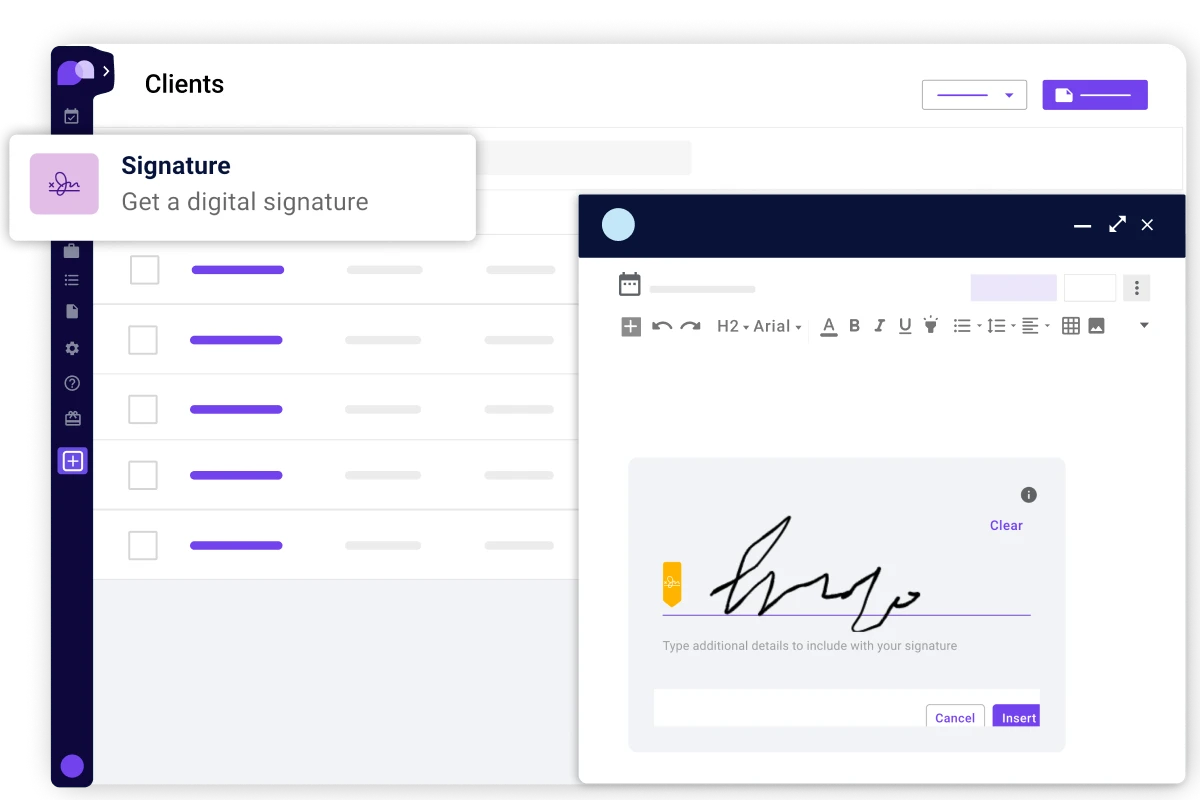 HIPAA-kompatibel elektronisk signatur