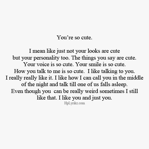 Youre So Cute Quotes. QuotesGram