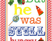 Very Hungry Caterpillar Nursery Wall Art