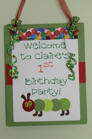 hungry caterpillar birthday