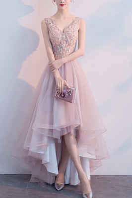 Gorgeous Vneck Pink Tulle...