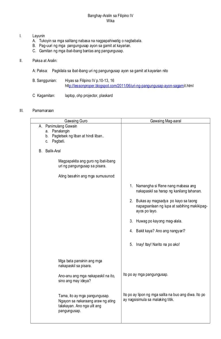 kaantasan ng pang uri filipino 4 worksheet grade 4 filipino lesson