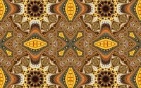 Brown and yellow fractal shapes wallpaper 1920x1200 jpg