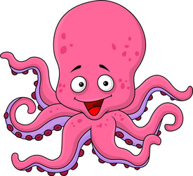 Octopus cartoon Royalty Free Vector Image - VectorStock