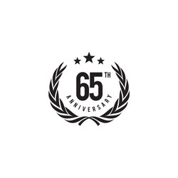 65th Anniversary Golden Logo Vector Images (over 160)