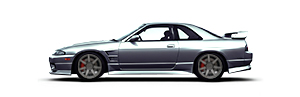 Nissan Skyline Coupe Sedan R33 GTR GT-R BCNR33 ENR33 ENR33 GTS-T GTST GTS AWD ATTESA 1995 1996 1997 1998 RB20DET RB25DE  Logo