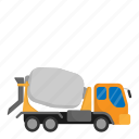 architecture, civil, concrete truck, construction, engineer