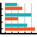 bar, compare bar, analytics, diagram, finance, graph, business