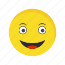 emoticon, happy, emoji