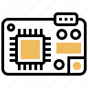 chip, mainboard, microcontroller, operator, processor