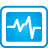 oscilloscope, basic, blue